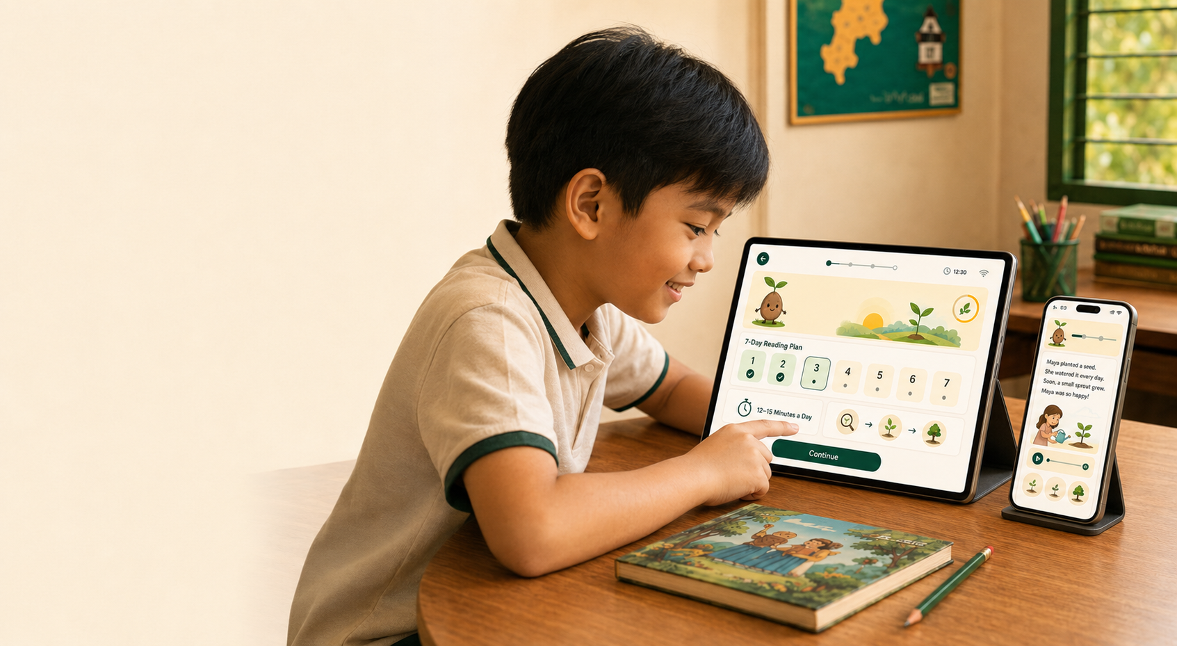 Overview of the ThinkerSeed literacy platform